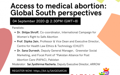 Access to medical abortion: Global South perspectives (Webinar Invite)